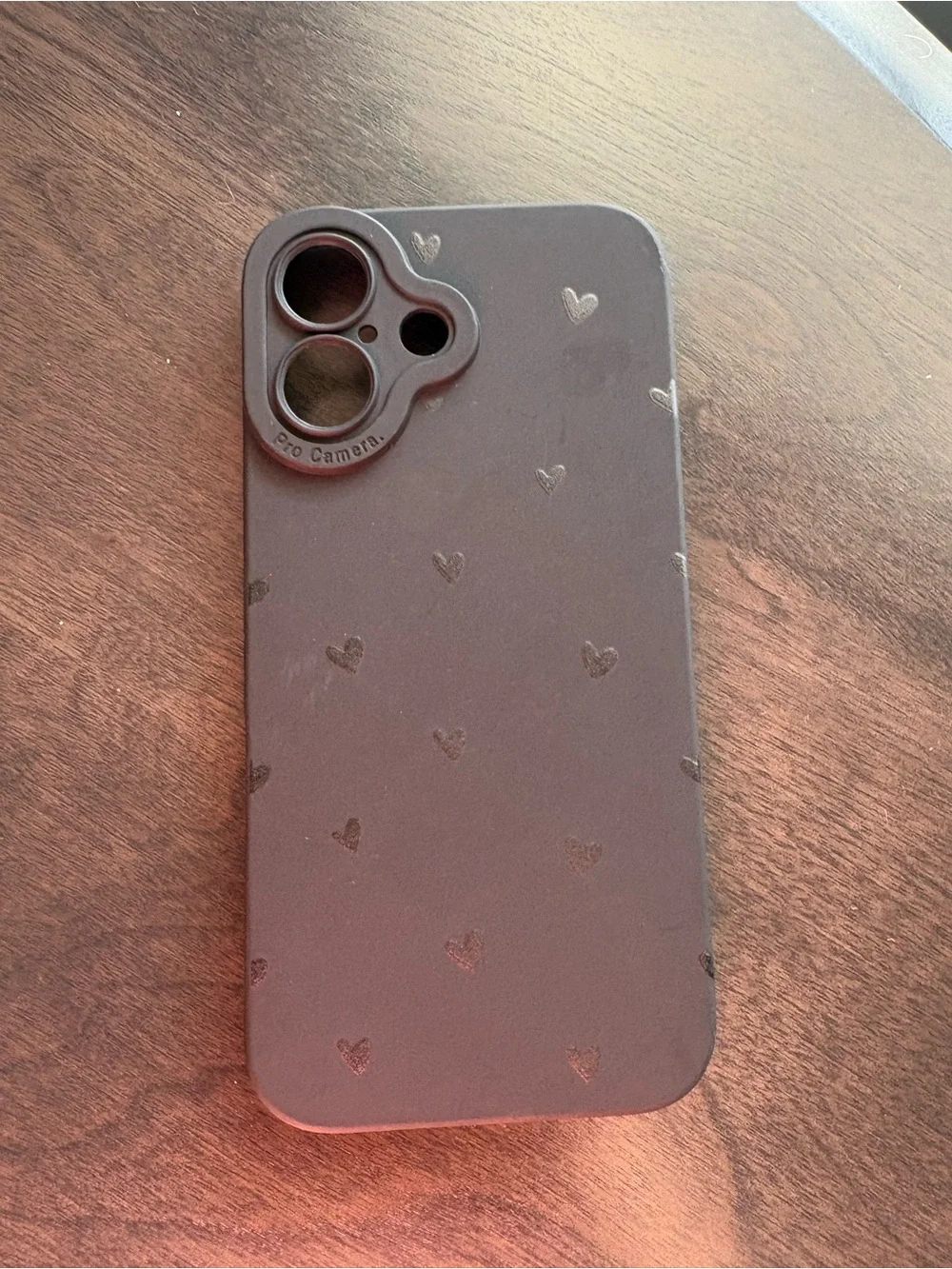 iPhone 16 Black Hearts TPU Case